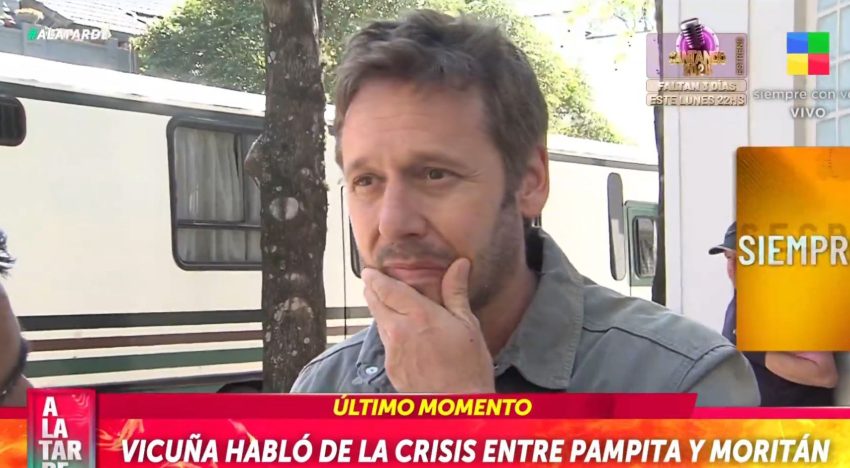 Benjamín Vicuña habló por primera vez de la crisis de Pampita y Roberto García Moritán: “Me afecta a mí”