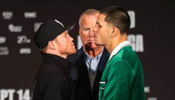 Canelo Álvarez defiende sus títulos supermedianos ante Edgar Berlanga en Las Vegas