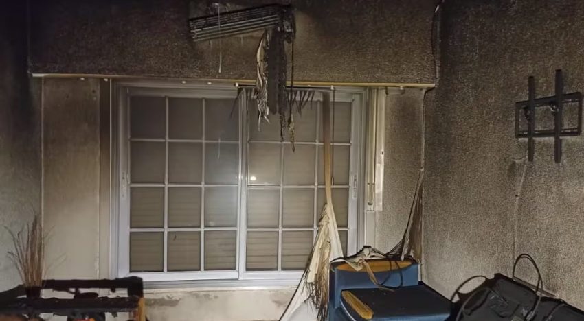 Así quedó la casa de “La Tota” Santillán tras el incendio que provocó su muerte