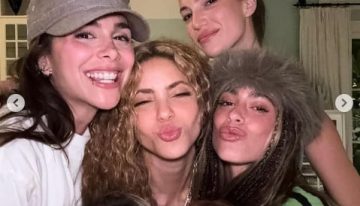 Shakira invitó a varias artistas a pasar una noche de solteras y celebrar su nueva canción