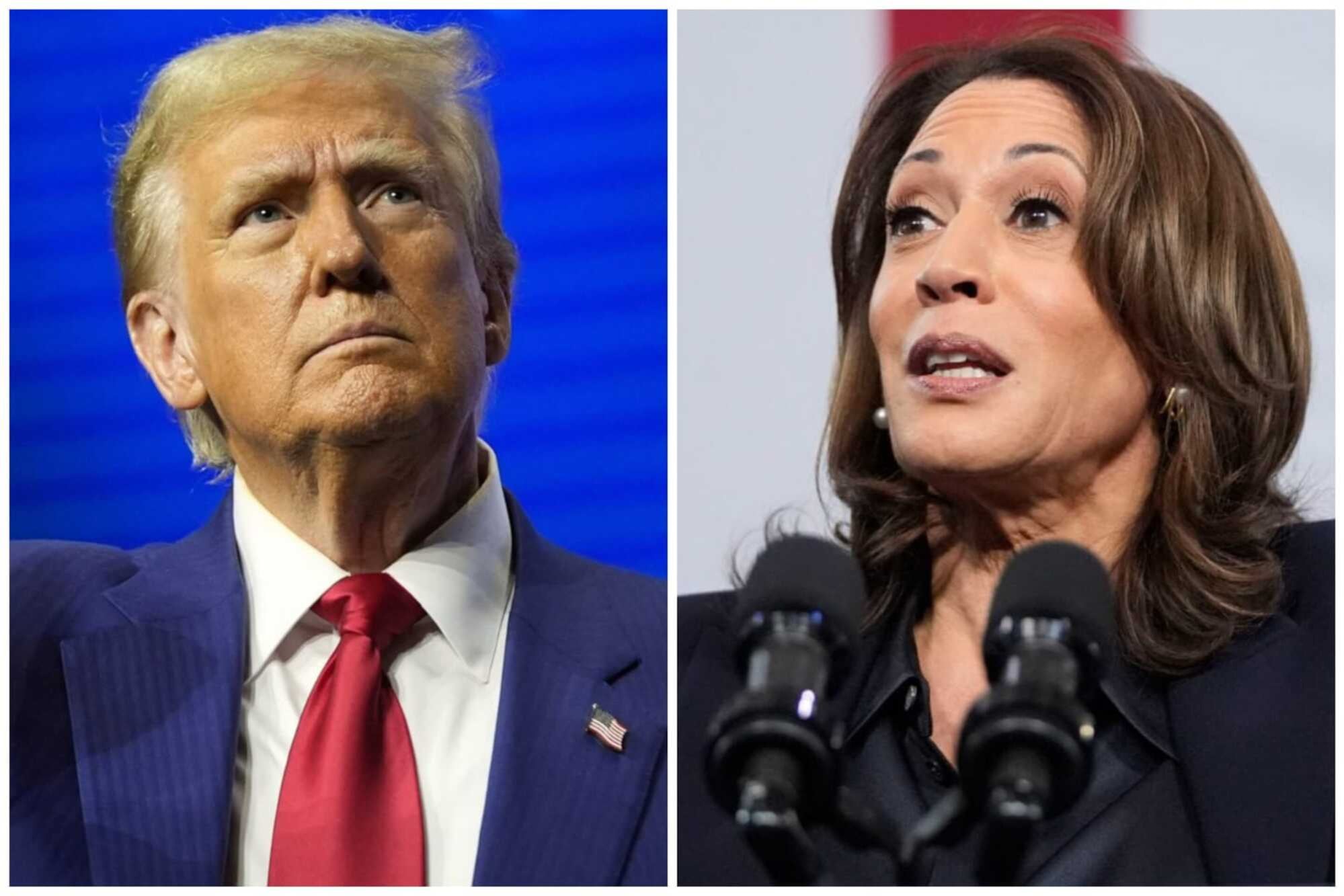 Donald Trump y Kamala Harris son los candidatos presidenciales de estas elecciones 2024 en EE.UU.