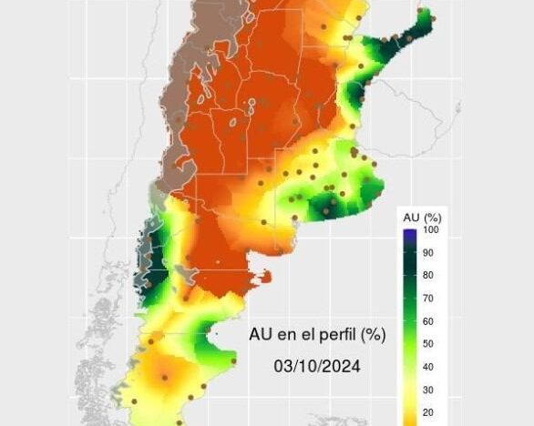 Alerta por la siembra de maíz y soja: más del 70% de la región núcleo tiene déficit hídrico