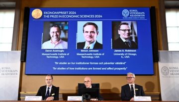 Tres expertos ganan el Nobel de Economía por investigar las diferencias de prosperidad entre países