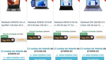 Supermercados ofrecen descuentos en notebooks: las ofertas disponibles