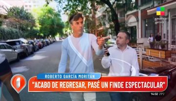 El susto de Roberto García Moritán en vivo mientras hablaba del nuevo novio de Pampita