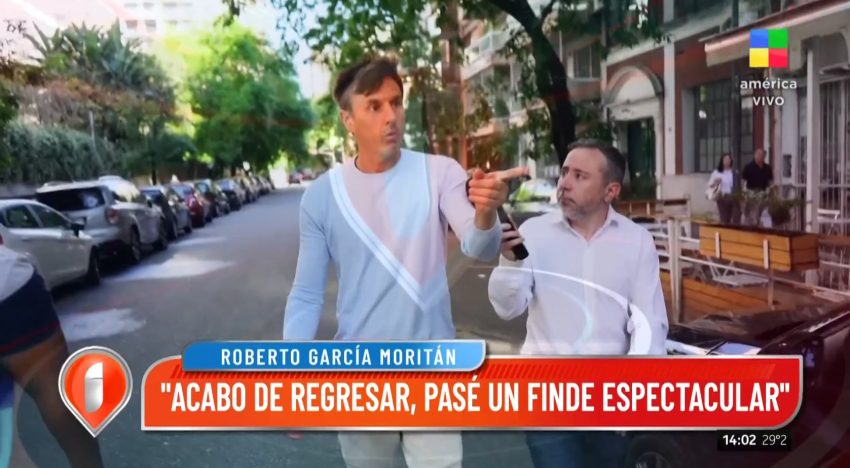 El susto de Roberto García Moritán en vivo mientras hablaba del nuevo novio de Pampita