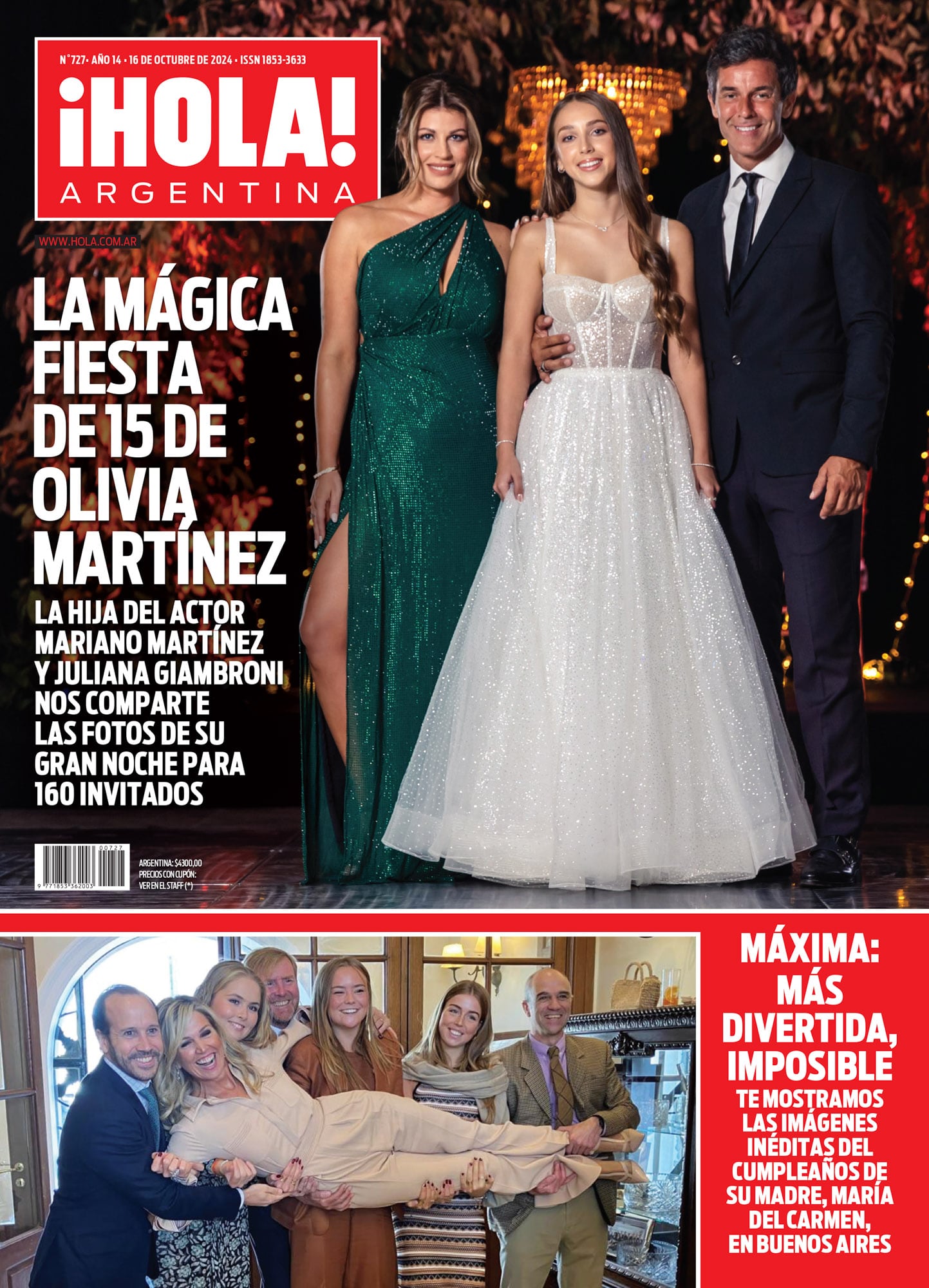 La tapa de revista ¡Hola! de esta semana