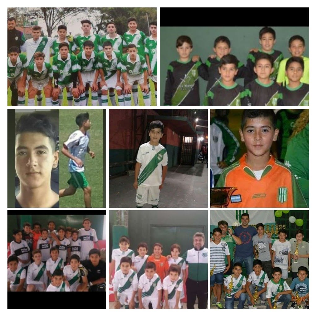 Ángel Caballero jugaba en las divisiones inferiores de Banfield desde los 9 años. (Foto: gentileza Cinthia Osorio)