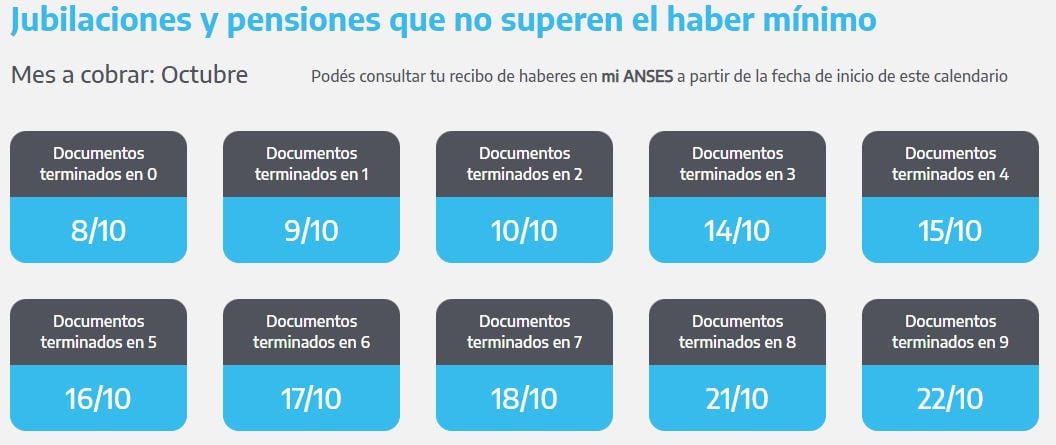 Cuándo cobran los jubilados y pensionados en octubre 2024 (Foto: ANSES)