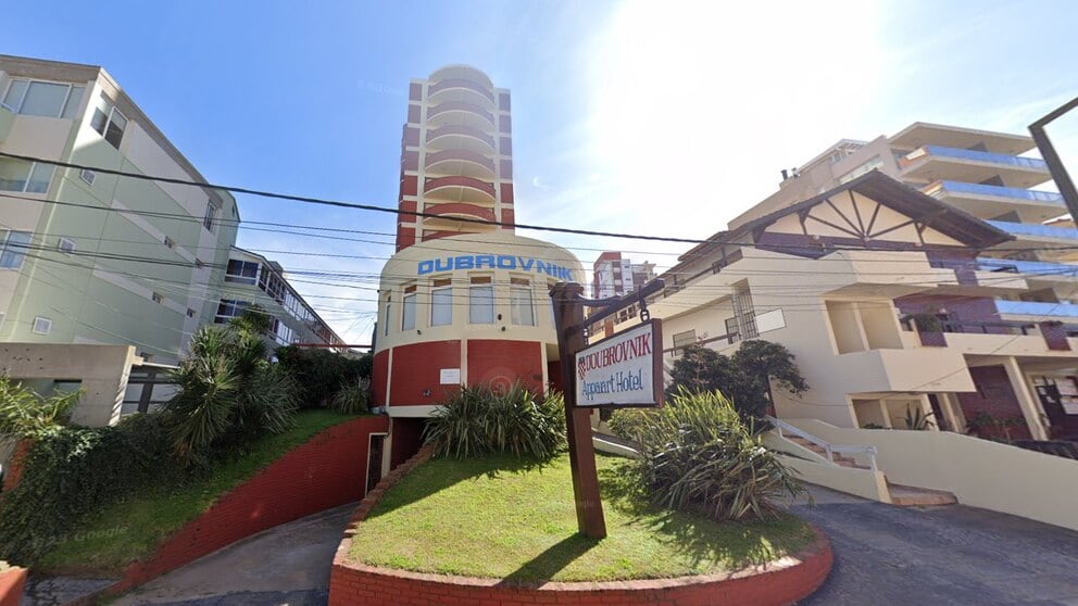 El hotel que se derrumbo en Villa Gesell