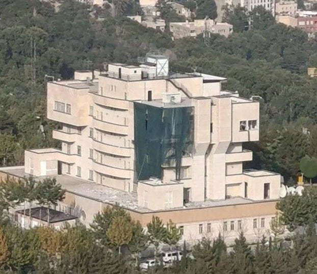 El edificio de la Guardia Revolucionaria donde se alojaba como huésped Haniyeh en Teherán