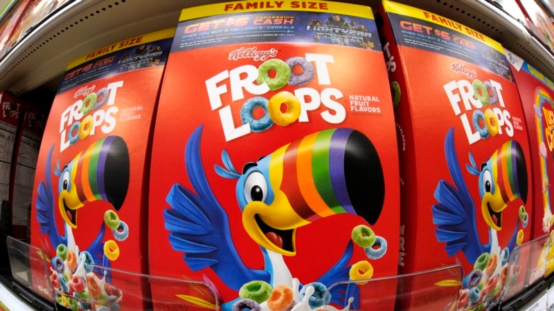 Manifestantes exigen a Kellogg que retire colorantes artificiales de Froot Loops y otros cereales