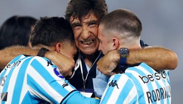 La emoción de Gustavo Costas tras la clasificación de Racing a la final de la Copa Sudamericana