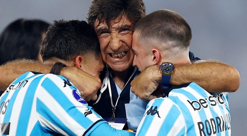 La emoción de Gustavo Costas tras la clasificación de Racing a la final de la Copa Sudamericana