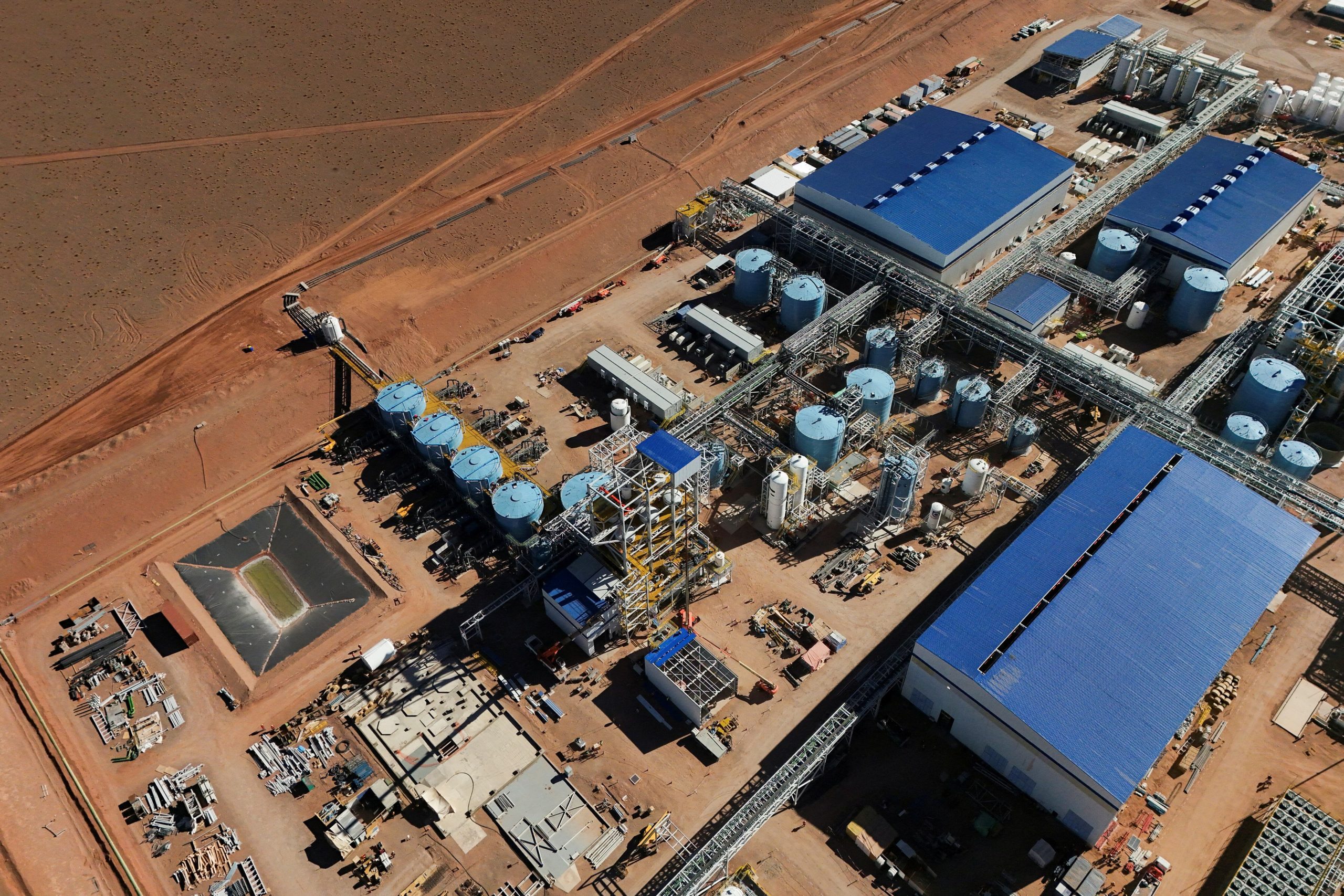 El julio de este año la empresa francesa Eramet puso en marcha su principal proyecto de extracción de litio en Salta. (Foto: REUTERS/Matias Baglietto)