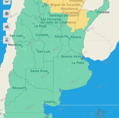 Hay alerta amarilla por tormentas para este lunes 18 de noviembre: las zonas afectadas