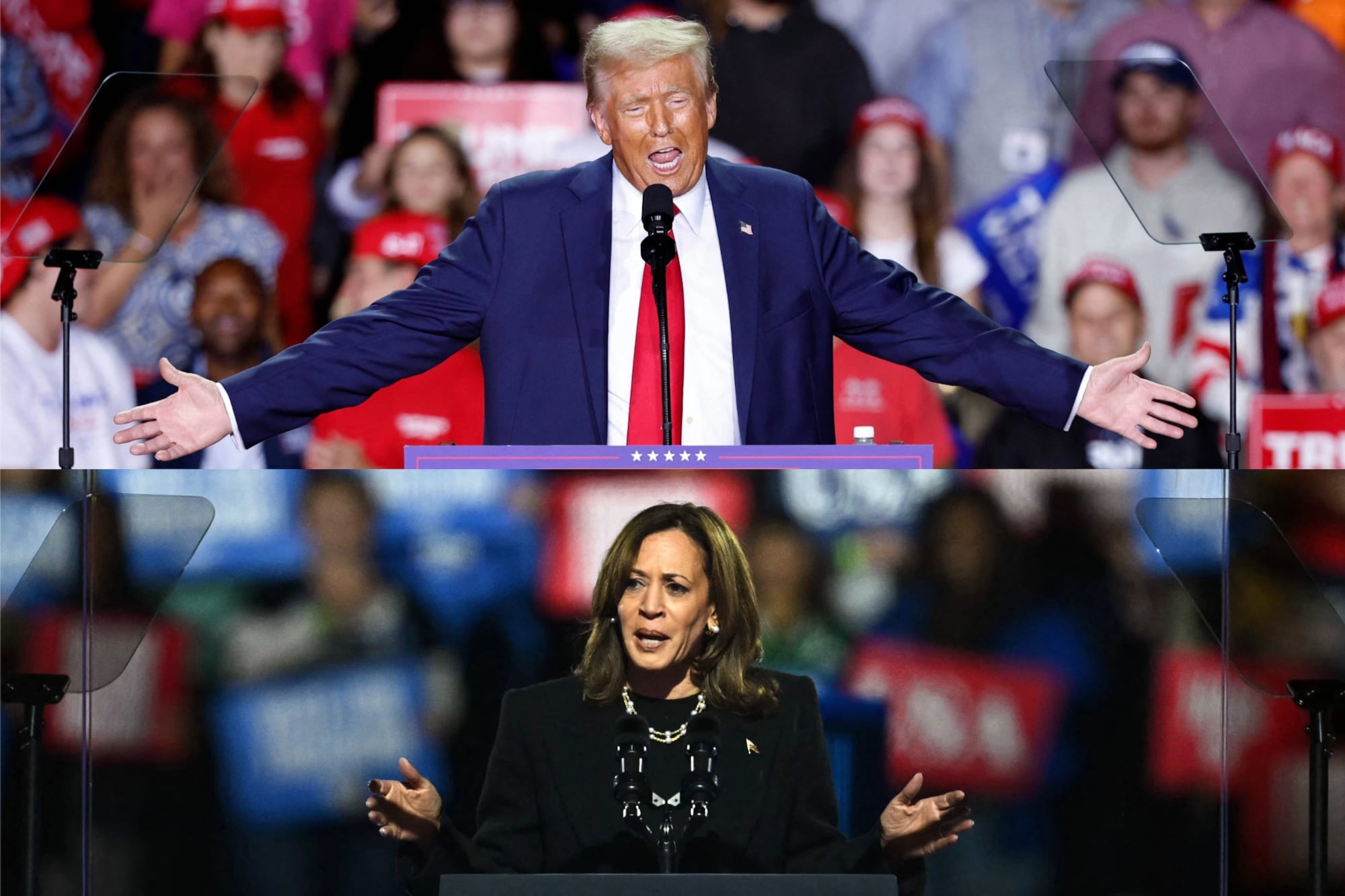 Donald Trump se impone sobre Kamala Harris en Pensilvania, uno de los estados claves