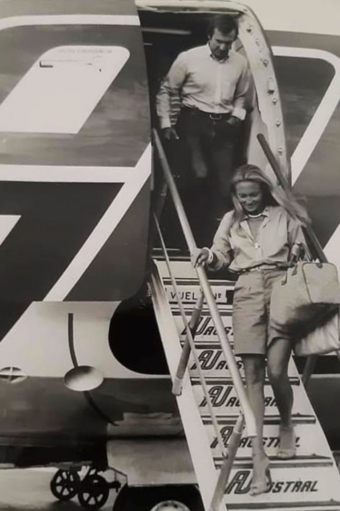 Durante diez años ella acompañó al campeón en sus viajes por el mundo.