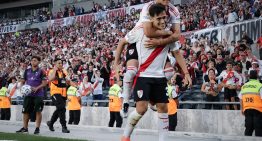 Pablo Solari explicó por qué le pidió perdón a los hinchas de River en su doblete ante Banfield