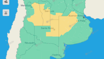 Hay alerta amarilla en Buenos Aires y nueve provincias por tormentas y ráfagas de viento: las zonas afectadas