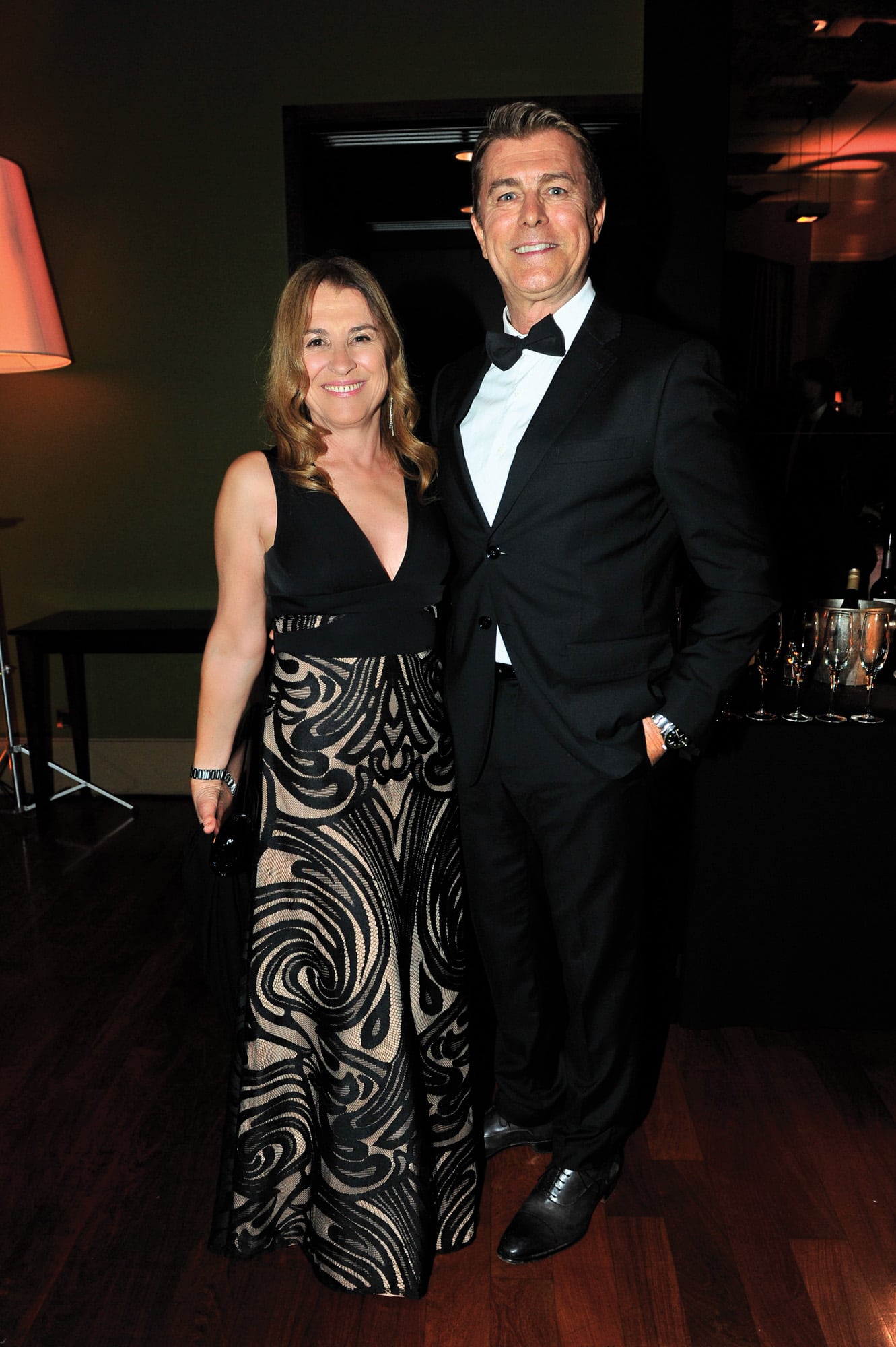 Gabriel Corrado junto a su mujer, Constanza Feraud.