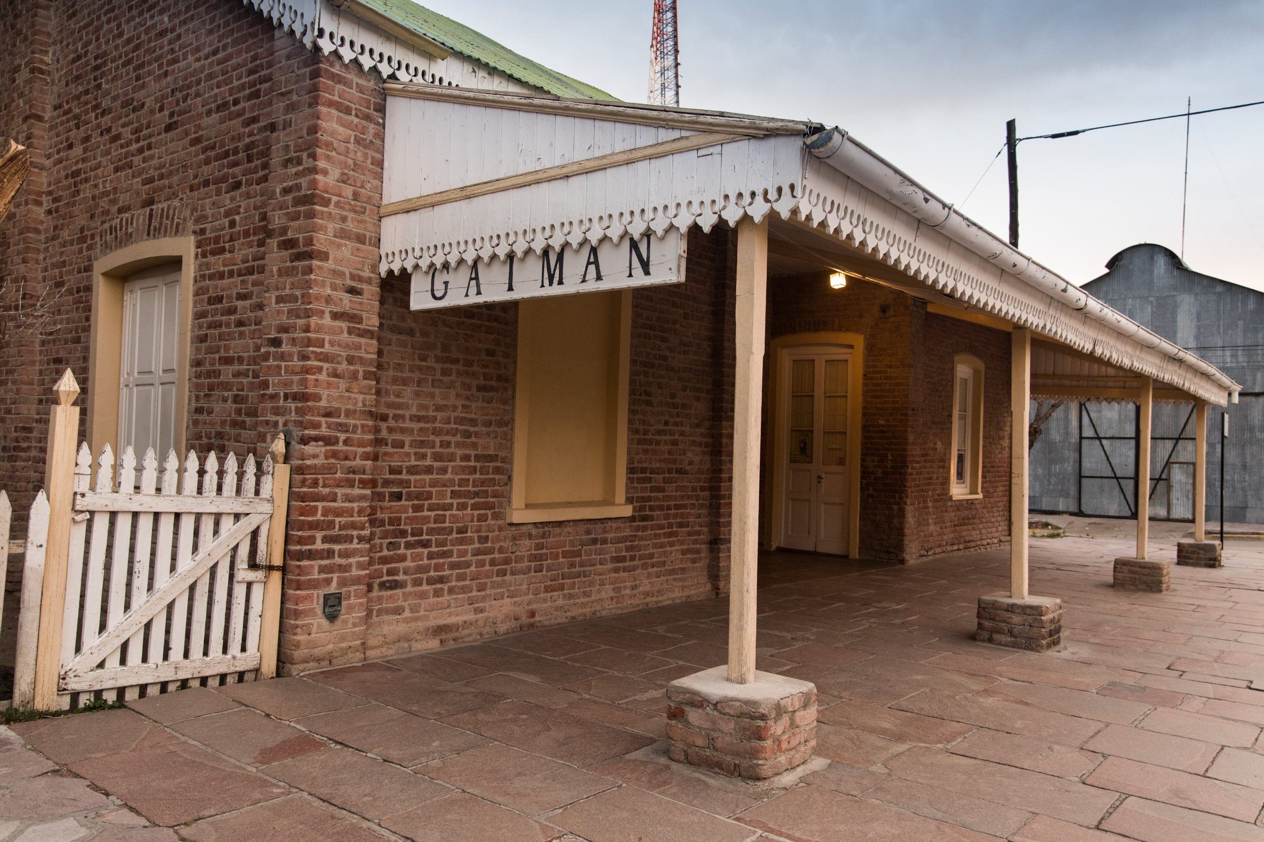 La vieja estación de tren de Gaiman.