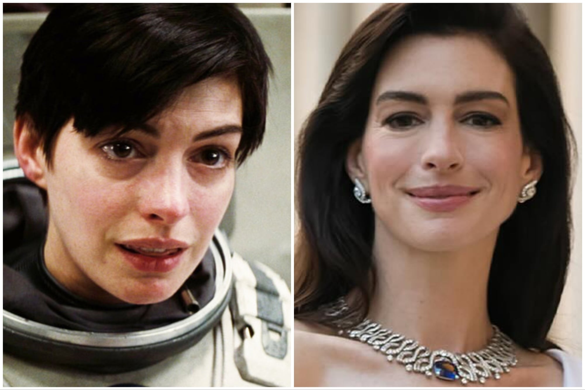 El antes y el después de Anne Hathaway