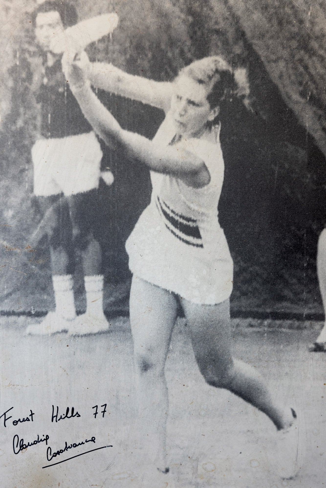 Un recuerdo de su coronación en Forest Hills, en 1977.