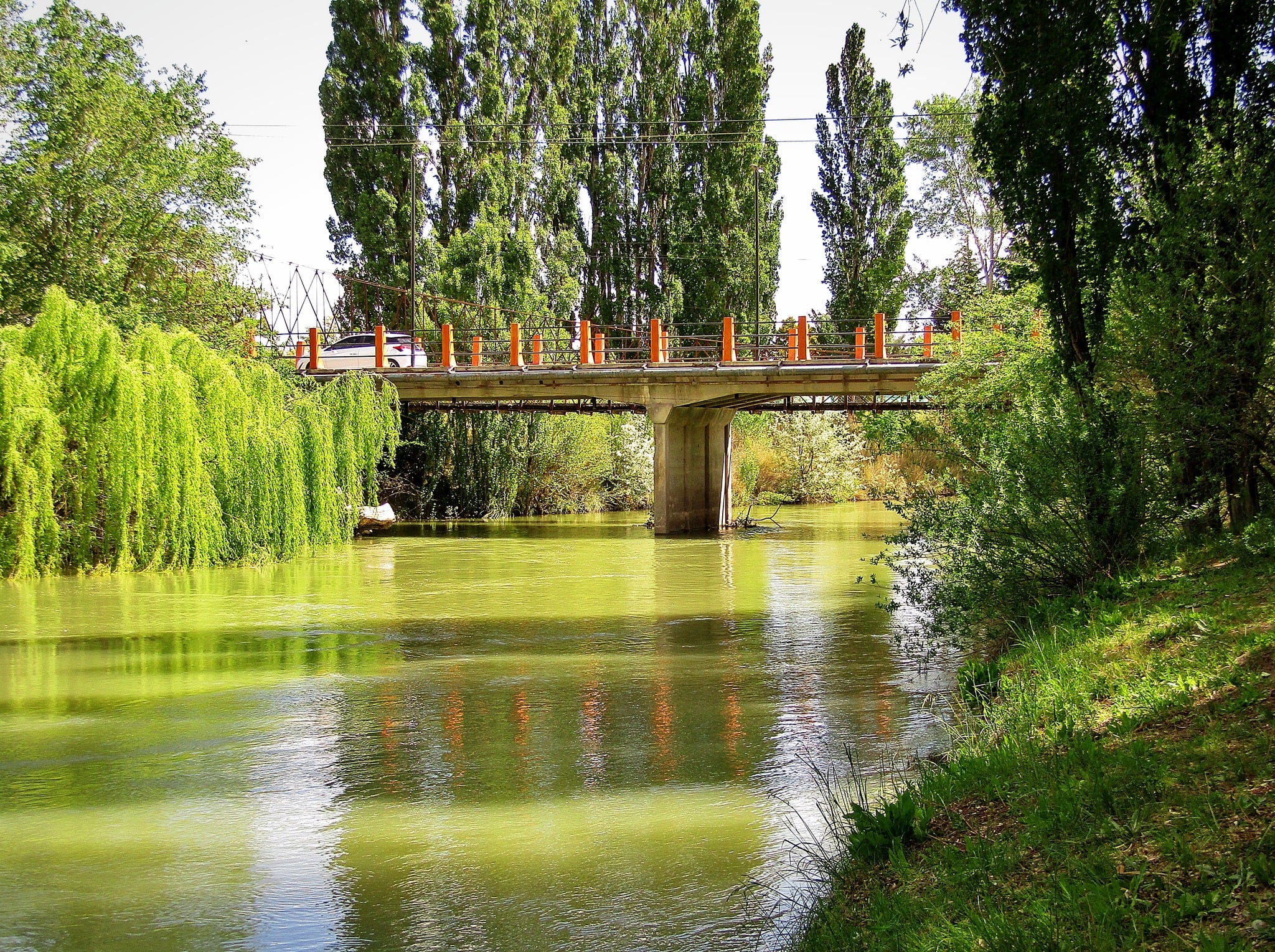 El Río Chubut, en Gaiman.