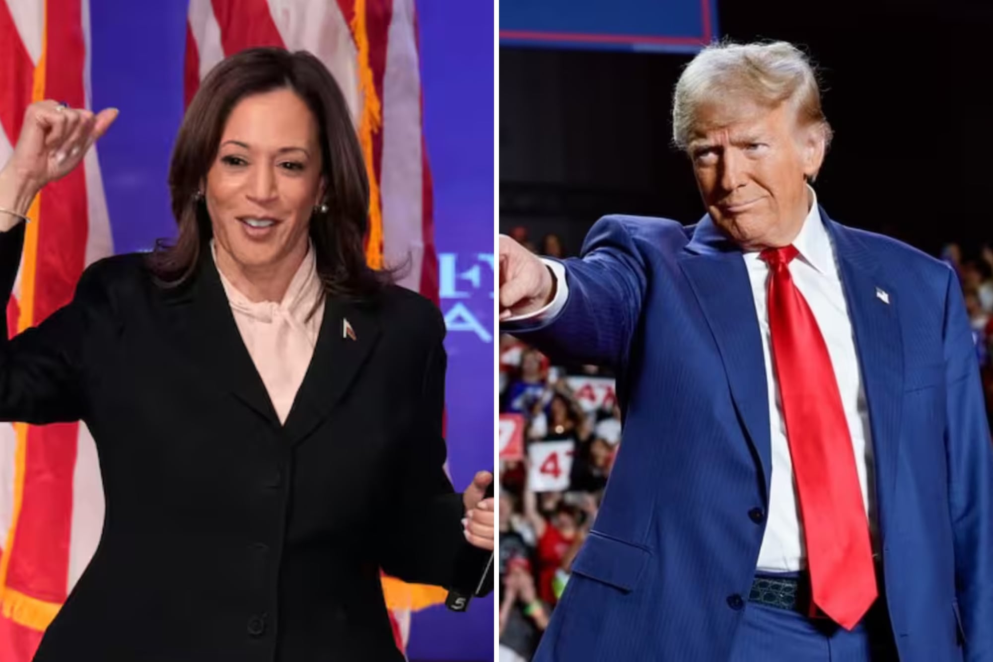 Kamala Harris y Donald Trump están empatados en Arizona