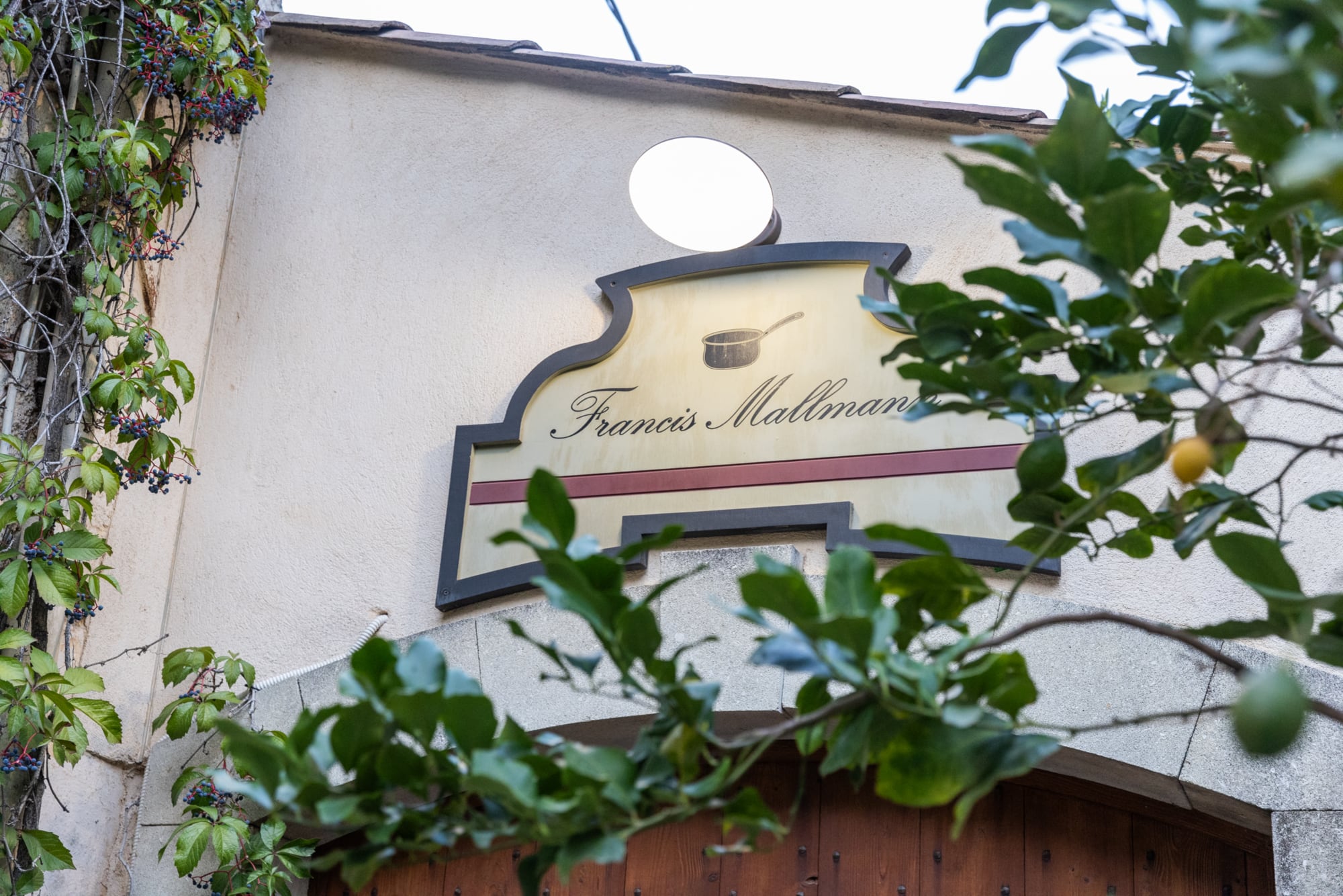 El restaurante está en una de las zonas más lindas de la Provence.