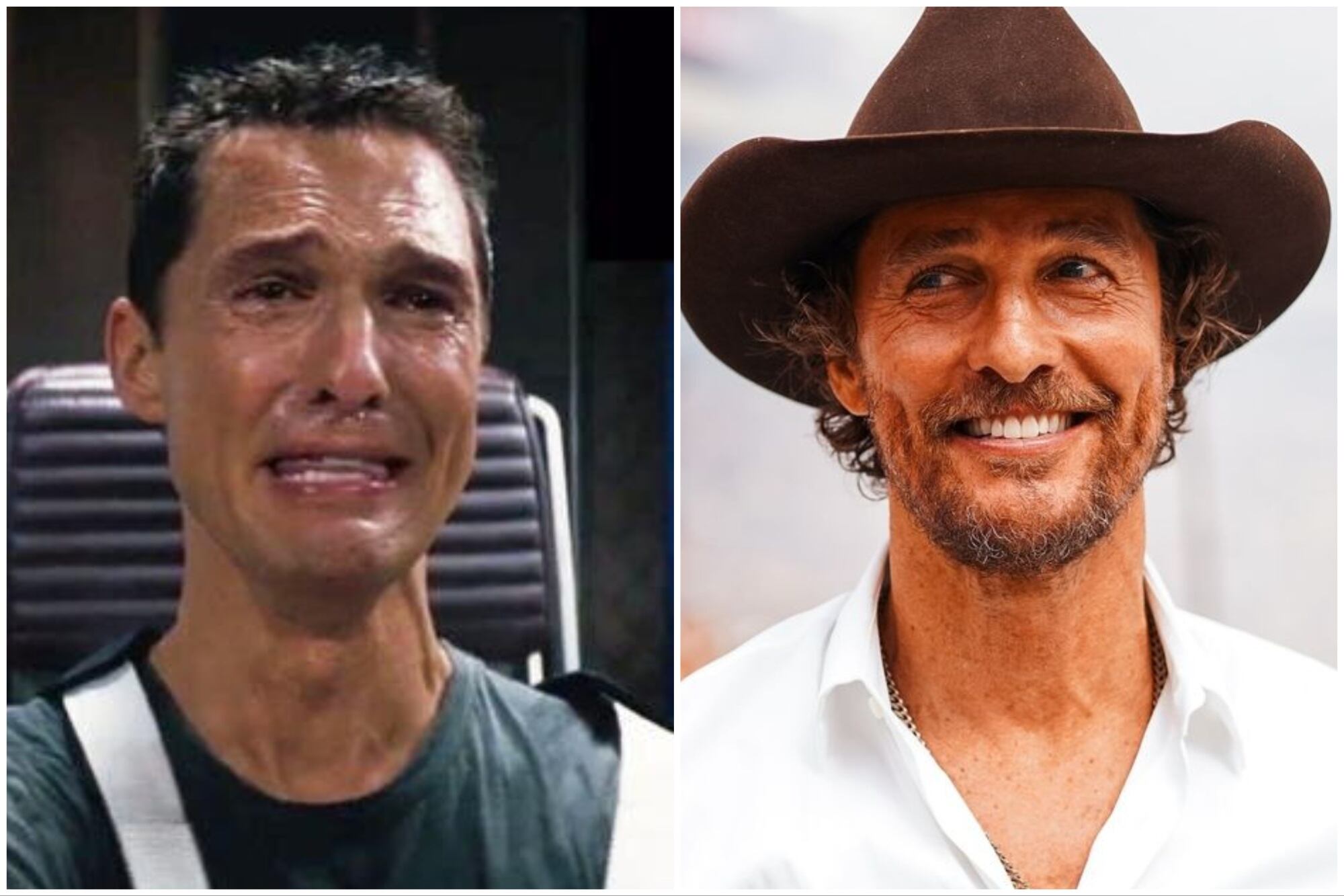 El antes y el después de Matthew McConaughey