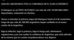 Blanqueo de capitales: Milei confirmó que buscarán borrar las bases de datos de las personas que adhirieron