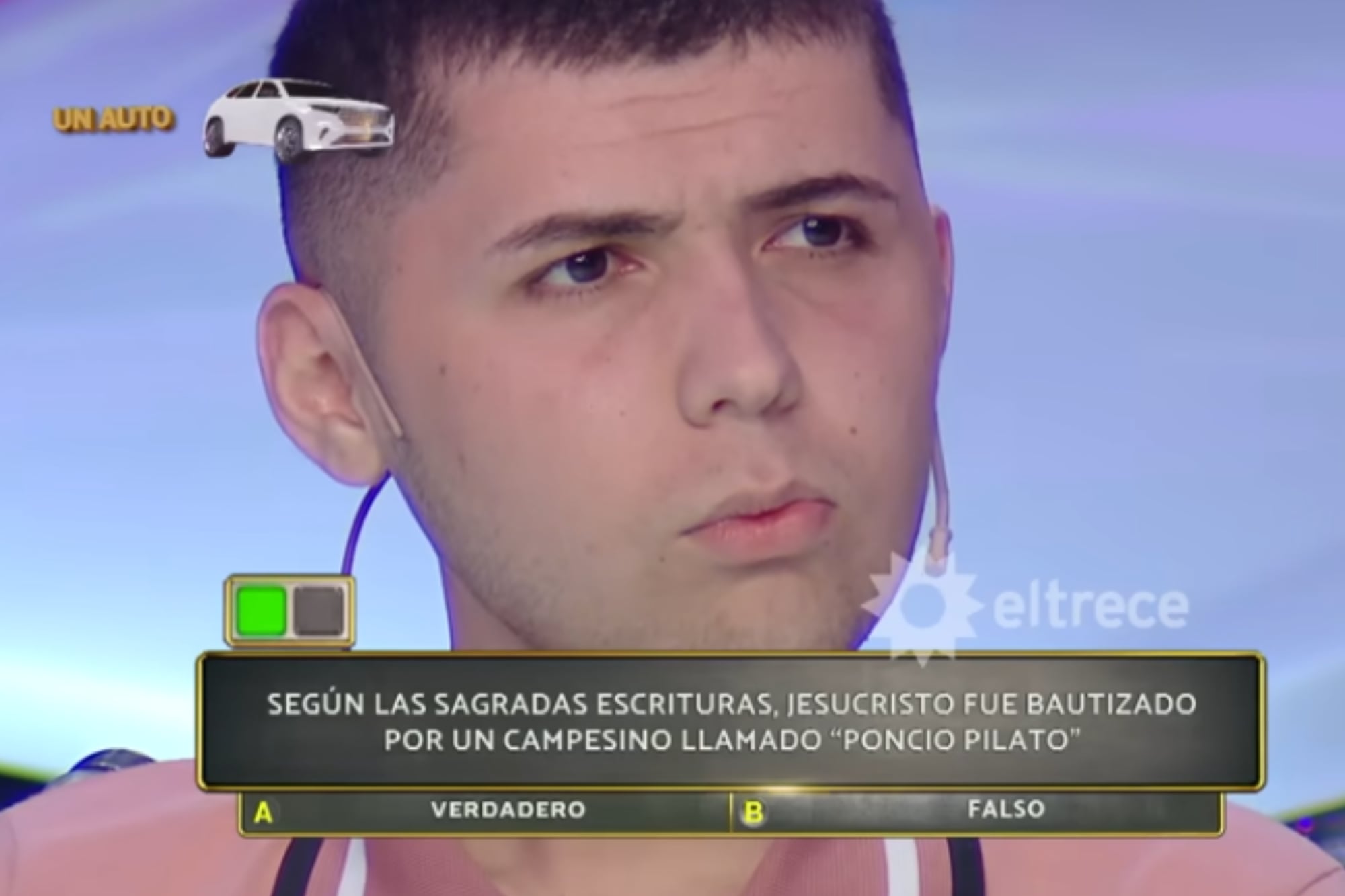 El joven estudiante de 19 años sorprendió a Guido Kaczka con su carrera universitaria (Foto: Captura de TV / eltrece)