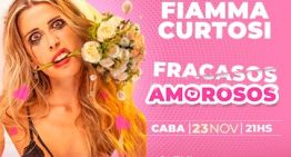 Fiamma Curtosi presenta “Fracasos Amorosos” en el Teatro Broadway