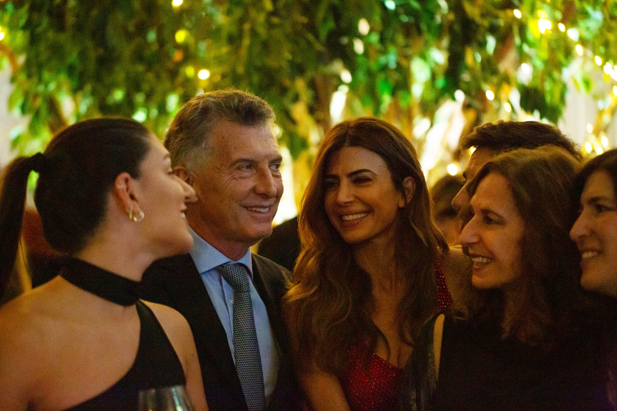 Macri, en la embajada de Uruguay