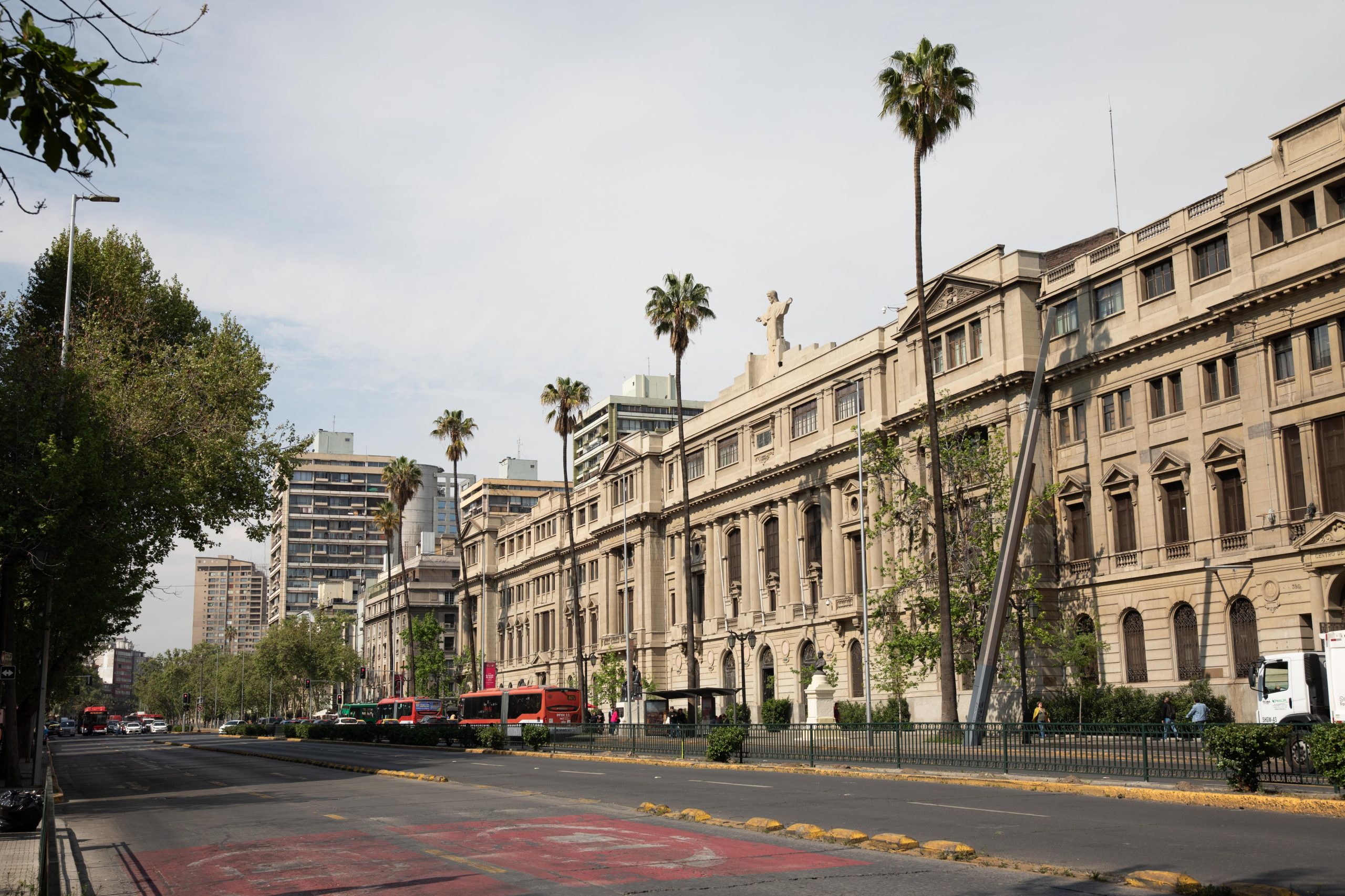 La Alameda, avenida principal de la ciudad.