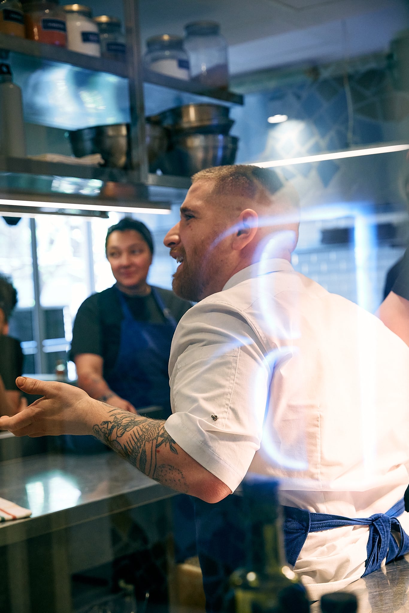 El chef Gabriel Di Biteto nació en la costa argentina y tiene un fuerte vínculo con los productos de mar.