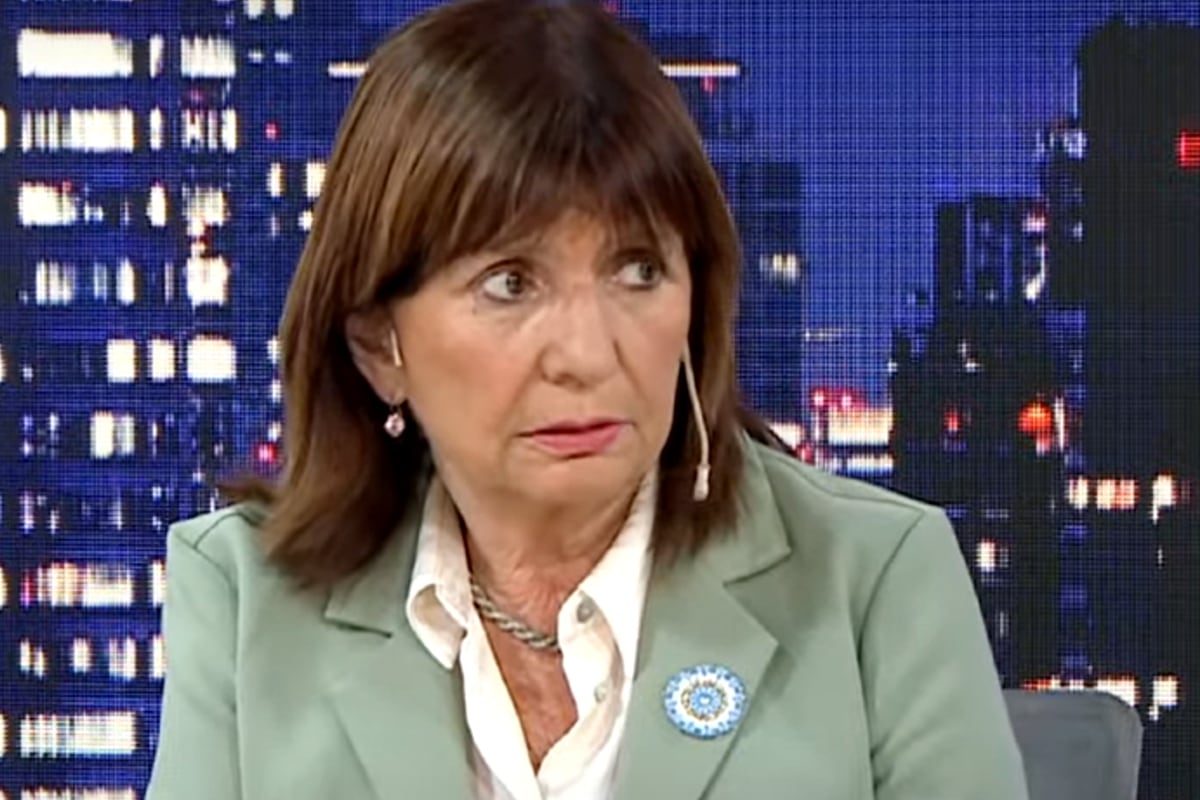 La ministra de Seguridad, Patricia Bullrich, en LN+