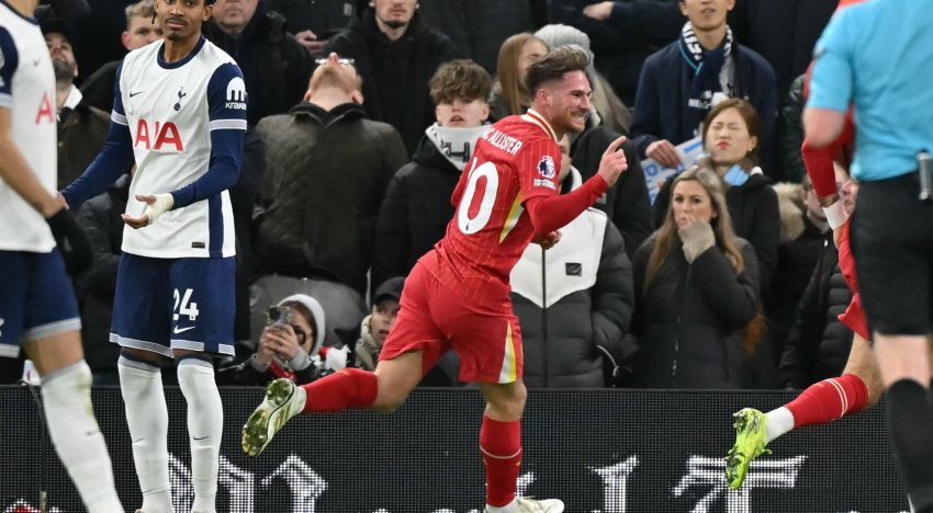 Del gol de Alexis Mac Allister para Liverpool a la polémica en el descuento de Tottenham: ¿hubo falta al argentino?