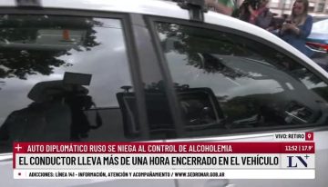 Tensión diplomática por la negativa de dos rusos a realizarse un control de alcoholemia