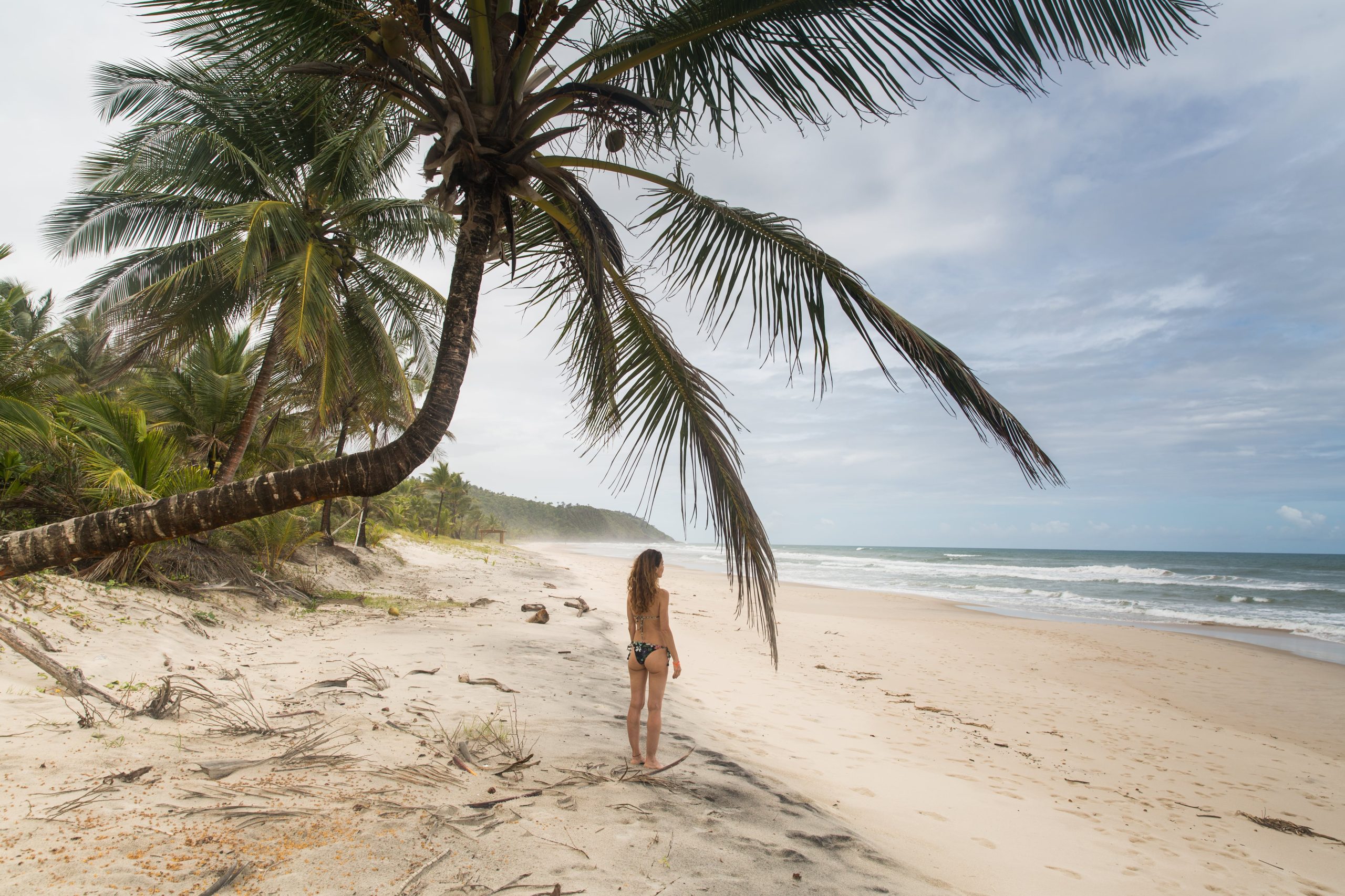 La playa de Itacarezinho, cuatro kilómetros para caminar.