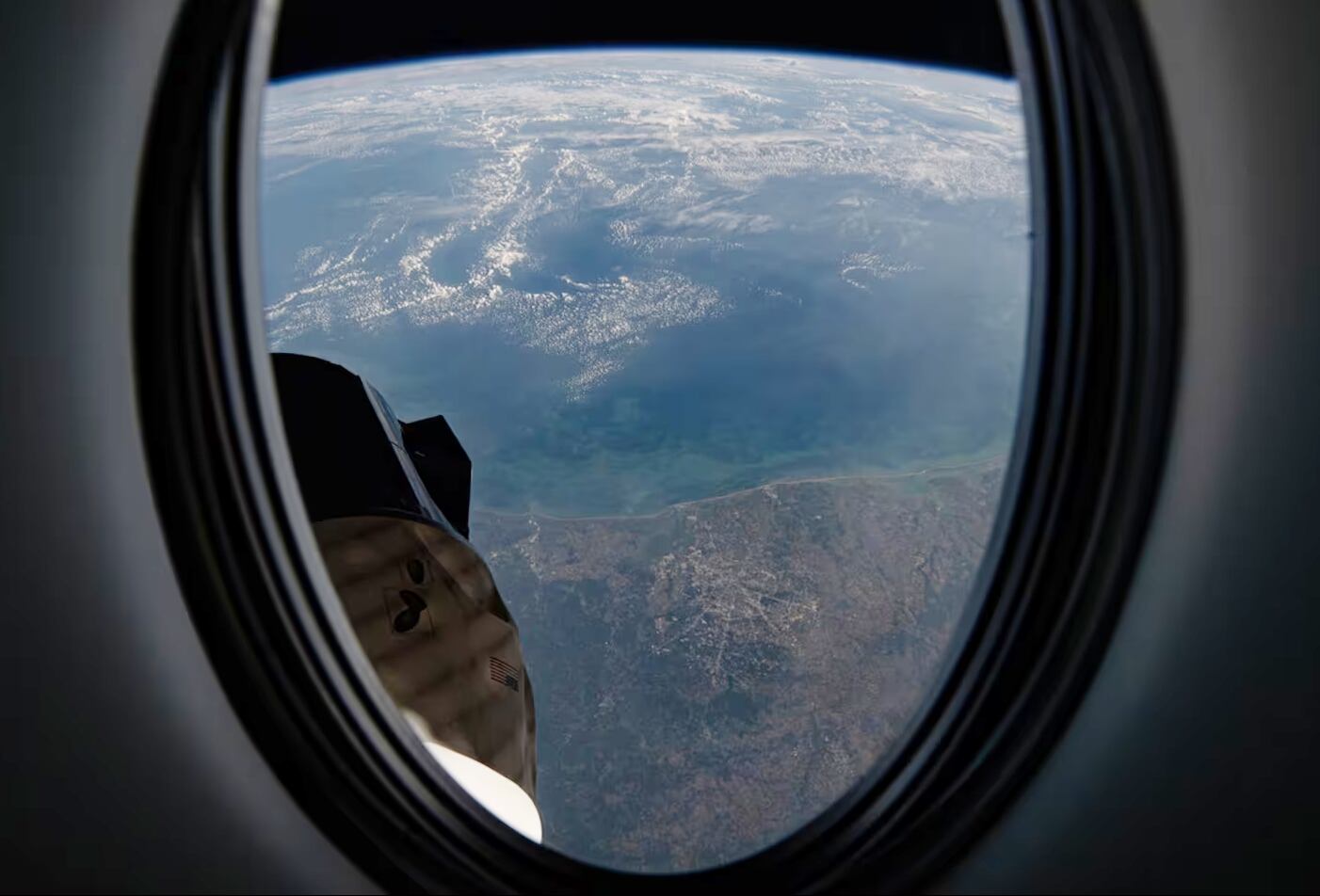 Imagen de la Tierra desde la Estación Espacial Internacional. (Foto: X / @dominickmatthew NASA).