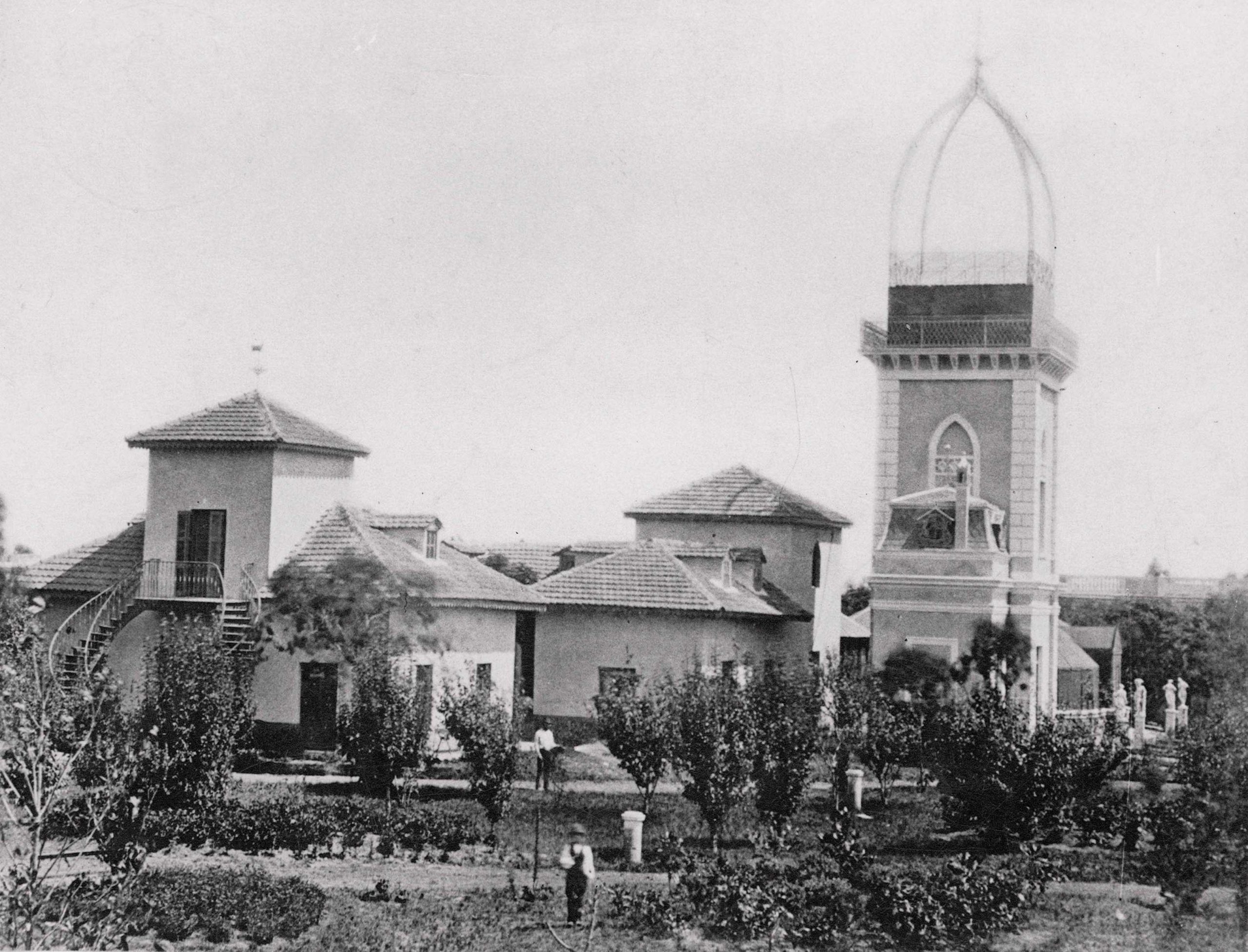 Quinta de la familia Carabassa hacia 1880.