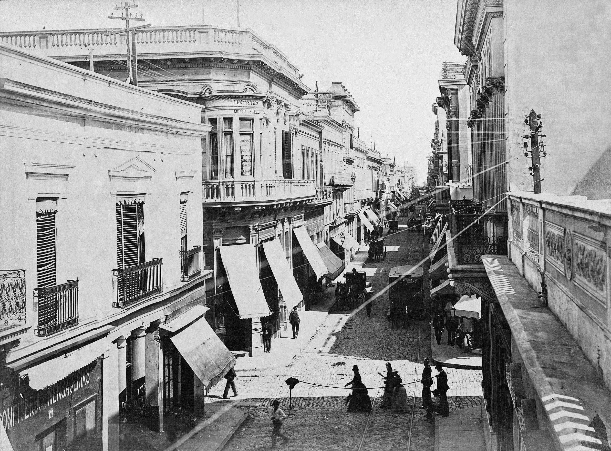 Florida desde Cuyo (actual Sarmiento) hacia el sur, ca. 1885.