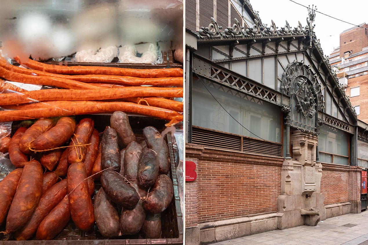 Mercat de la Llibertat construído en 1888.