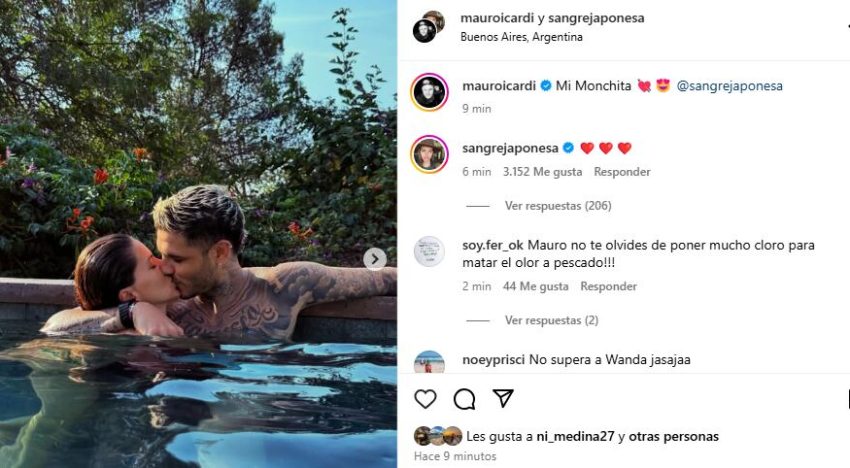 Mauro Icardi contó cómo le dice a la China Suárez en la intimidad: el apodo que podría enfurecer a Wanda Nara