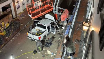 Video: el momento en que la policía baleó al terrorista que atropelló y mató a 15 personas en Nueva Orleans