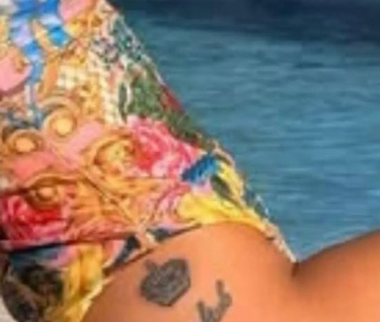 Aseguran que la China Suárez se hizo un tatuaje en homenaje a Franco Colapinto y después se lo tapó: la foto