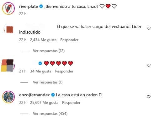 El inesperado comentario de un jugador de la Selección argentina por la llegada de Enzo Pérez a River